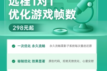远程服务 重装FPS游戏系统 降低延迟 提升手感与瞄准流畅度【镇店之宝】
